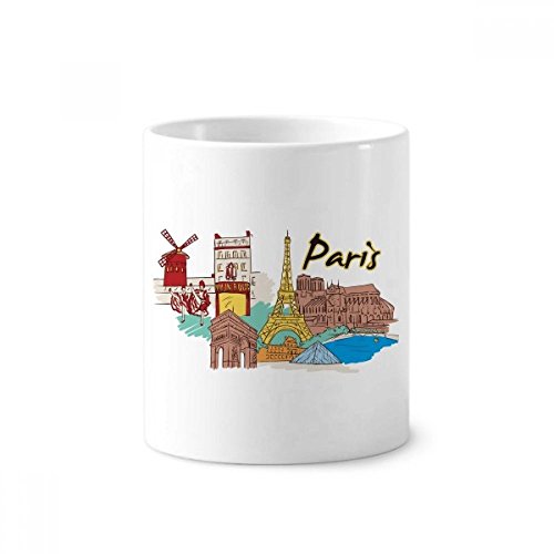 Cadeau Tour Eiffel tasse en céramique aquarelle souvenir de France