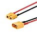 Allytech RA0053 Female and Male XT60 W/16awg Silicon Wire 10cm Connectors for Most RC Cars Trucks and Drone Builds