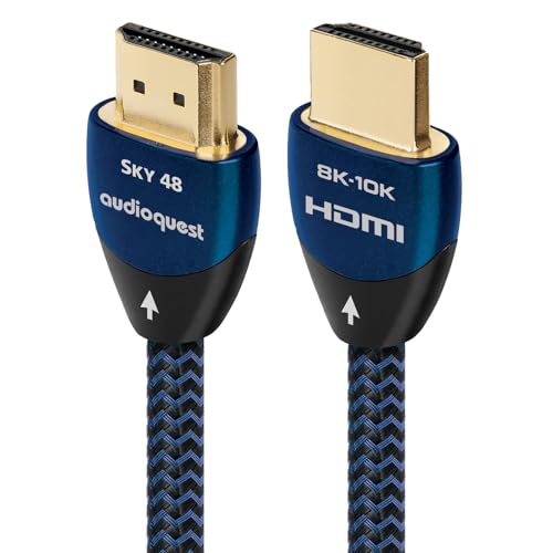 Image of AudioQuest Sky 48 2.1 HDMI Cable - 8K /10K Ultra HD, Gaming, High-Speed, 48Gbps, HDR, eARC - 0.75m