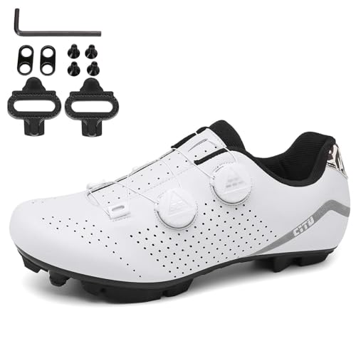 Zapatos bicicleta de montaña NGARY unisex con calas para pedales SPD de 2 tornillos