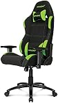 AKRacing AK-7018_GR Ergonomic Series Executive Racing Style Computer Gaming Office Chair-Black/Green