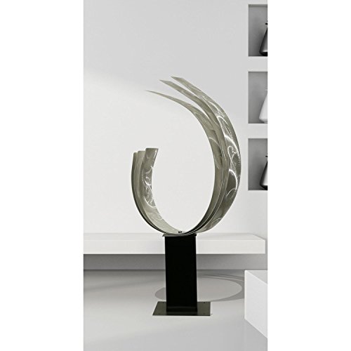 Statements2000 42" Large Indoor Outdoor Sculpture Decor Metal Statue By Jon Allen, Silver Triple C #TOP4