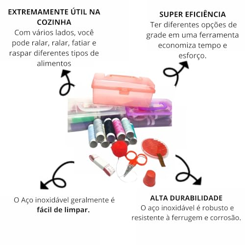 【Kit De Costura 14 Peças 】 P/Viagem Botão14 Peças Mais Estojo, Kit Costura Profissional, Linhas,Agul