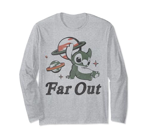 T-shirt manches longues Stitch Disney idéal pour les journées détente à la maison