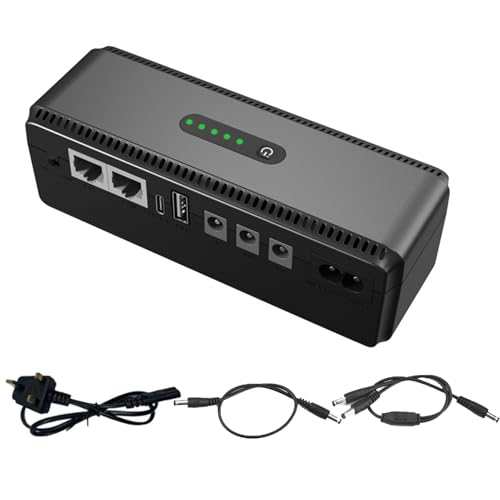 Mini onduleur routeur Wi-Fi avec batterie de sauvegarde compacte 10400mAh