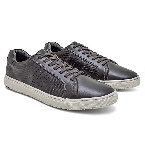Sapatenis Tenis Masculino em couro Conforto Amarok 3725-2 cafe (41, 3725-2 cafe)