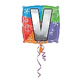 anagramme en ligne Fabriqué aux États-Unis. Anagram International Lot de 4 Ballons en Forme de V 45,7 cm