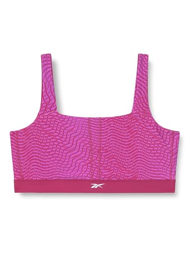 Bralette Reebok avec maintien actif et tissu respirant AOP