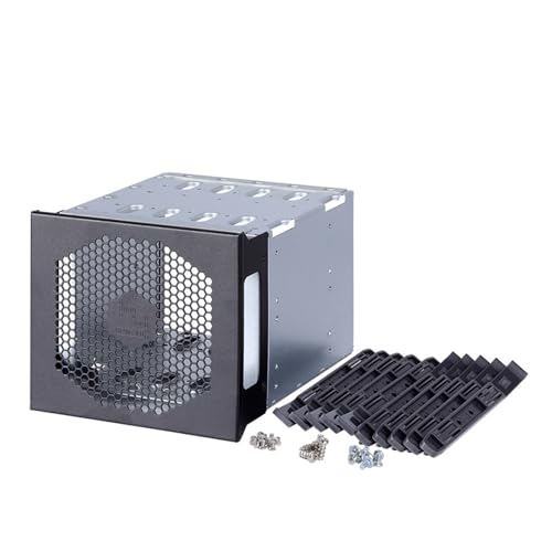 Caja para 5 discos duros 3.5'' para gabinete PC miniatura 1