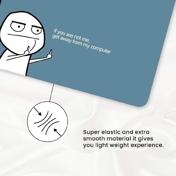 Image of OUTFITQUE Cute Mouse Pad - Printed Mousepad with Anti-Slip Rubber Base & Smooth Mouse Control for Laptop, Gaming, Notepad, Desktops (Multi 3)