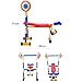 PHASFBJ Indoor Fitness Equipment for Children, Toddler Workout Exercise Equipment, Kids Fitness Equipment, Fun Fitness Equipment for Children Aged 6-12,Weight Bed