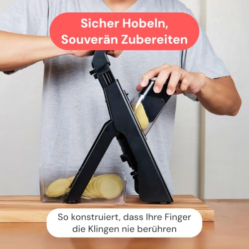 Fullstar Safe Verstellbarer 4-in-1 Mandoline Gemüsehobel für die Küche – Ansicht 3