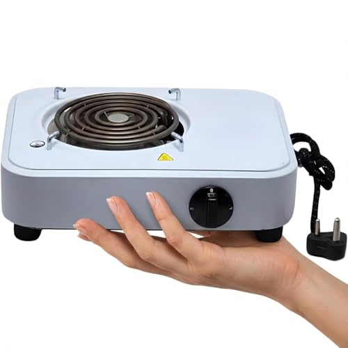 Image of Drumstone (๐๐ฉ๐๐๐ข๐๐ฅ ๐๐ ๐๐๐๐ซ๐ฌ ๐๐๐ซ๐ซ๐๐ง๐ญ๐ฒ) Portable 2000W Electric Hot Plate, Single Coil Burner Stove with Adjustable Temperature, Heavy Duty Cooktop for Kitchen, Office & Travel