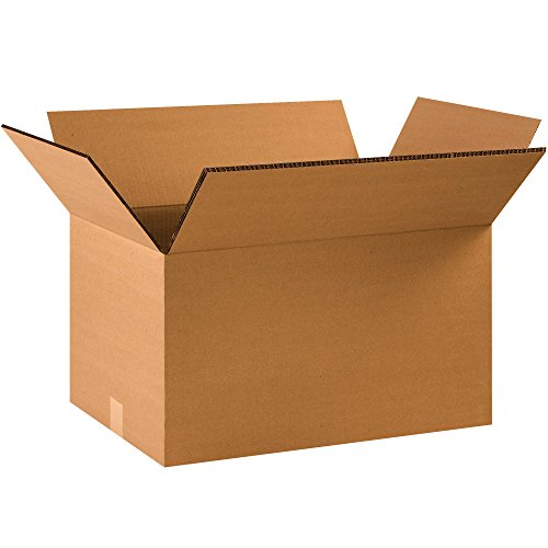 Image of Partners Brand PHD221412DW Double Wall Boxes, 22 inchL x 14 inchW x 12 inchH, Kraft (Pack of 15)