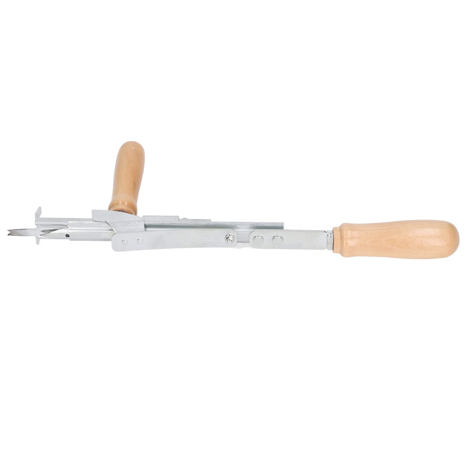 Generic Strumento per Tappeti Artistici a velocità Manuale per Macchina per Trapuntatura per Amanti del Fai da Te Manico in Legno di Faggio in Acciaio Inossidabile per Decorazioni per la Casa