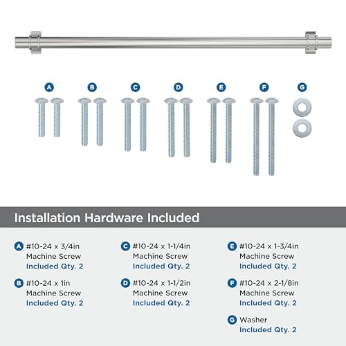 Image of Amerock Davenport 18 inch (457mm) Center-to-Center Polished Chrome Appliance Pull, BP3669926