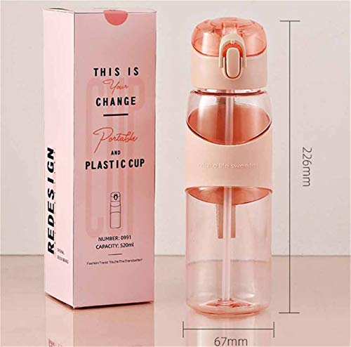 Bouteille d'eau extérieure 520ML légère avec paille intégrée conçue pour durer au quotidien - 6