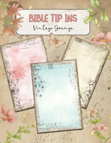 Bible Tip Ins Blank Pages Cut Outs
