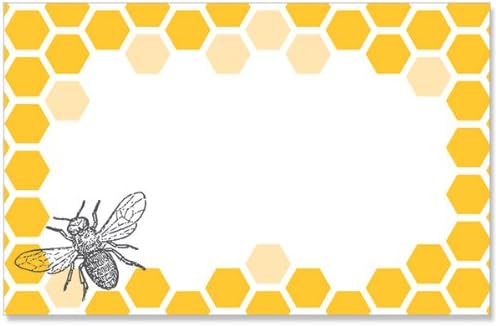 50 pack Bee & HoneycombNo Sentiment Enclosure Cards (20 unit, 50 pack per unit.)
