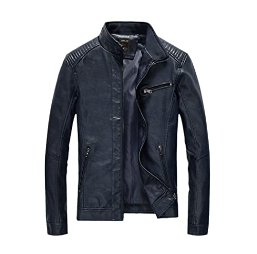 Veste de printemps en cuir synthétique idéale pour vos sorties décontractées et urbaines en S