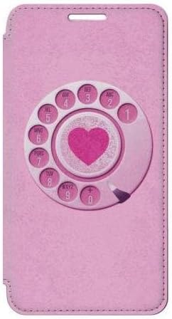 RW2847 Pink Retro Rotary Phone Flip Case Cover for Samsung Galaxy S5