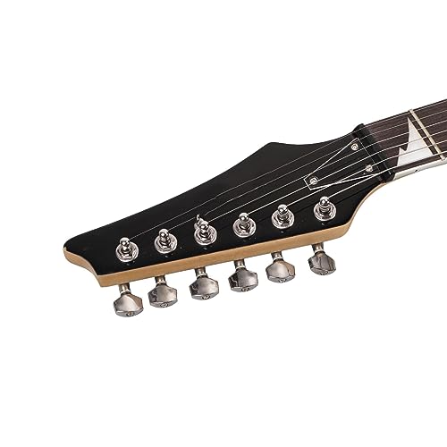 Guitare électrique, Kit de Démarrage de Guitare Acoustique de 38,4 Pouces avec Micro à 5 Niveaux pour Adultes Débutants - Les Beatles, Paul McCartney, John Lennon, RIngo Starr, George Harrison Guitare électrique, Kit de Démarrage de Guitare Acoustique de 38,4 Pouces avec Micro à 5 Niveaux pour Adultes Débutants – Image 8