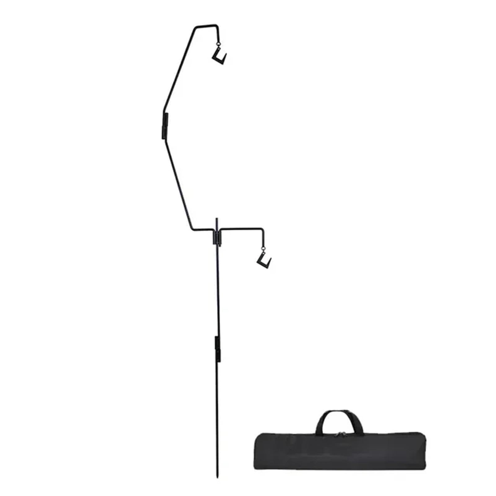 Pied De Lanterne Pliable En Fer Pour Camping Et Pêche