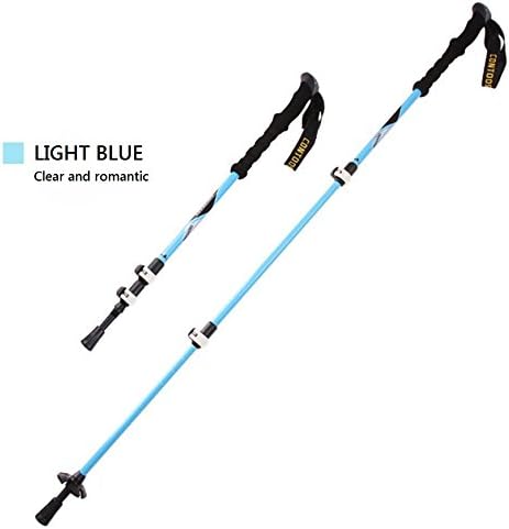 Trekking Poles, Hiking Poles,Walking Stick, Ice & Snow Tips,Walking Staff, 2 poles(1 pair)