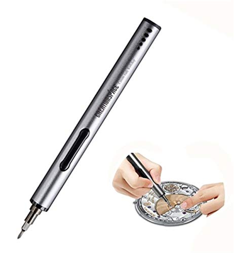 Lithium Precision Screwdriver Set，20-in-1 Upgraded Manual Automatic Integration Dual Power Magnetic Absorption USB Charging S2 Alloy USB Charging Lithium Battery (CS02A-lithium battery)