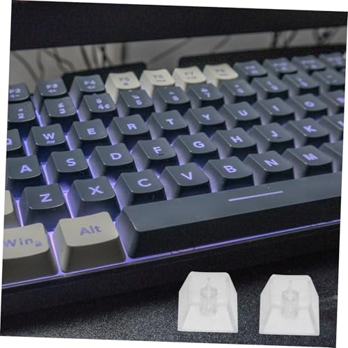 Teclas transparentes Tofficu de ABS para teclado mecánico retroiluminado, pack de 20 6