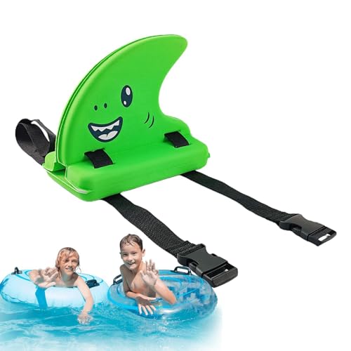 Aletas de tiburón para natación, dispositivo de natación con forma de aleta, entrenador de seguridad portátil para flotador, dispositivo de flotación para el desarrollo de habilidades