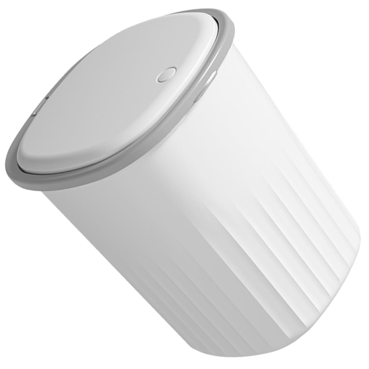 Poubelle De Cuisine Design Scandinave Blanc - Conteneur Spacieux - Pour Salon, Chambre, Salle De Bain - Entretien Facile