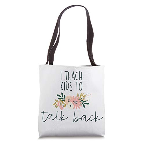 Bolso Tote SLP Gift I Teach Kids To Talk Back miniatura 1