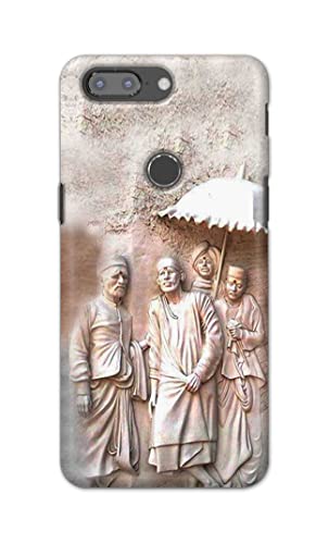 Image of Printed Hard Back Cover Case for OnePlus 5T Back Cover (Sai Baba) -1803