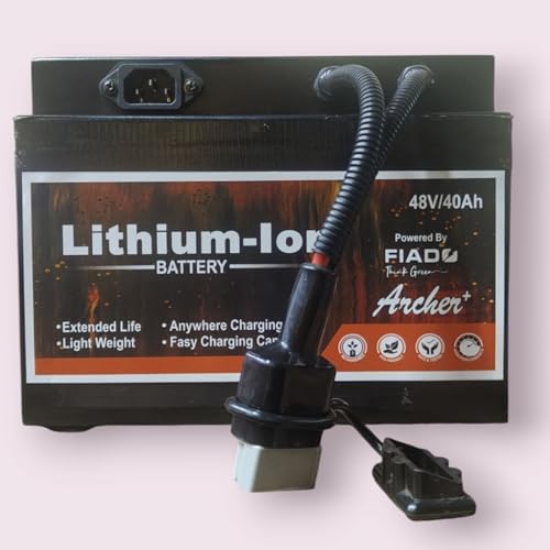 PROSSPA 48V Lithium-Ion (NMC) Battery – 14S Lightweight, Long-Lasting Battery Pack for Electric Vehicles (1, 48V/45Ah) | 1-Year Warranty