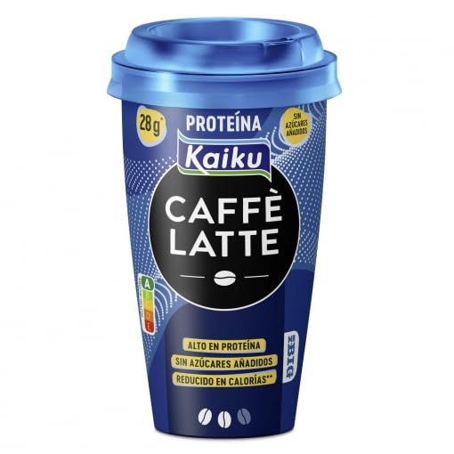 6 Unidades KAIKU CAFFÈ LATTE SABORES (REFRIGERADO) (KAIKU CAFFÈ LATTE PROTEÍNA, 370 ml.)