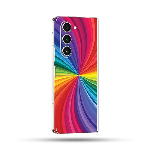Image of MightySkins Skin Compatible with Samsung Galaxy Z Fold 5 Full Wrap - Color Swirl | Protective, Durable, and Unique Vinyl Decal wrap Cover | Easy to Apply, Remove, and Change Styles | Made in The USA