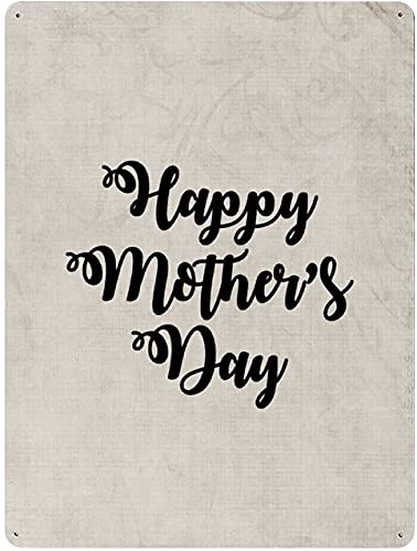 Placa de hierro para colgar con pintura vertical para el Día de la Madre, letrero, decoración del hogar, letrero de Pascua Cover
