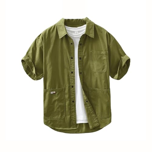 Chemise de travail ample coton pour homme évitant la transpiration