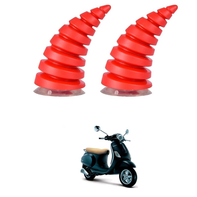2 Pcs Helmet Devil Horns with Suction Cups - Motorcycle Helmet Devil Horn Decoration Sticker Demon Horn for Bicycle Helmet Bike Ski Motorcycle Comfortable with VES-pa-picture-12