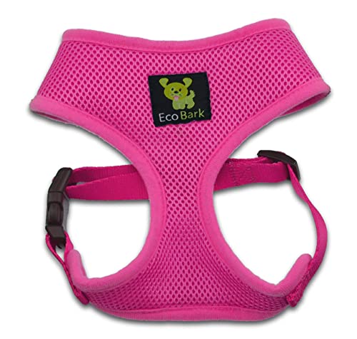 Image of Classic Dog Harness Innovative Mesh No Pull No Choke Design Soft Double Padded Breathable Vest for Eco-Friendly Easy Control Walking for Large Puppies Full Size Breeds & Extra Large Dogs (XXL, Pink)