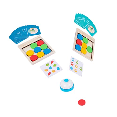 WESIEVYA 1 Juego Juego de tuits Games The Learning Game Set Funny Games Logic Games Brain Toys Colorido Juego de Empuje de Juguete Juguetes educativos Juguete Educativo Madera