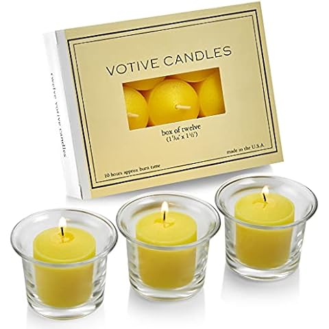 PARNOO Set of 12 Votive Citronella Candles Cover