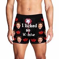 Nirusetty Personalised Boxers For Men With Face Photo Mens Boxers Personalised Gifts for Valentines, Anniversary, Birthday, Wedding
