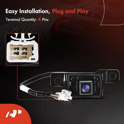 Image of A-Premium Rear View Backup Camera Compatible with Lexus | Parking Camera for 2007-2009 RX350, 2007-2008 RX400h - Replace# 8679048061