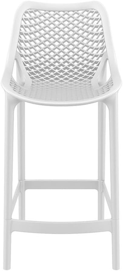 Compamia Air Patio Counter Stool in White (Set of 2)