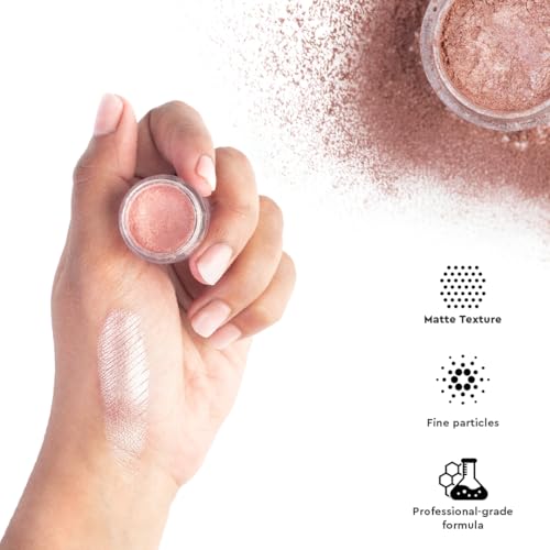 Image of C2P Pro Eyeshadow Pigment for Eye Makeup - 2g | Long-Lasting and Highly Pigmented Loose Precious Pigments with Metallic Effect | Cosmetics For Women and Girls (Jewel Effect 114, 02 Gram)