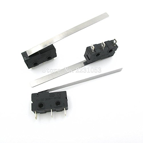 Micro interrupteur mécanique haute précision 5A 250VAC W12-D avec levier en acier de 55mm