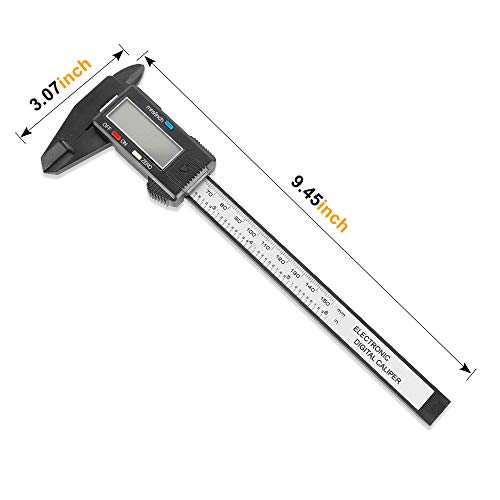 digital caliper sangabery 0-6 inches caliper with large lcd screen auto - off feature inch and millimeter conversion measuring tool perfect for householddiy measurment etc