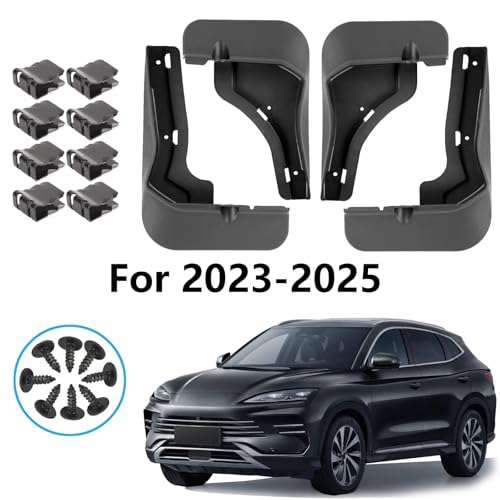 Guardabarros de coche para BYD SONG PLUS DMI que evitan salpicaduras y daños 2